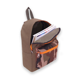 BASIC COLOR BLOCK BACKPACK