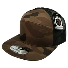 Load image into Gallery viewer, CAMBRIDGE SHINY CAMO CAMPER MESH TRUCKER ( PACK OF 6 )