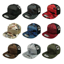 Load image into Gallery viewer, CAMBRIDGE SHINY CAMO CAMPER MESH TRUCKER ( PACK OF 6 )