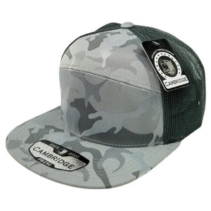 CAMBRIDGE SHINY CAMO CAMPER MESH TRUCKER ( PACK OF 6 )