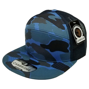 CAMBRIDGE SHINY CAMO CAMPER MESH TRUCKER ( PACK OF 6 )