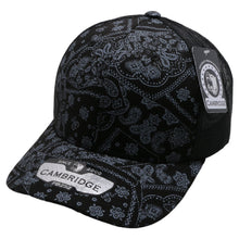 Load image into Gallery viewer, CAMBRIDGE PAISLEY MESH TRUCKER HAT ( PACK OF 6 )