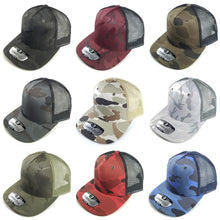 Load image into Gallery viewer, CAMBRIDGE 5 PANEL SHINY CAMO TRUCKER ( PACK OF 6 )