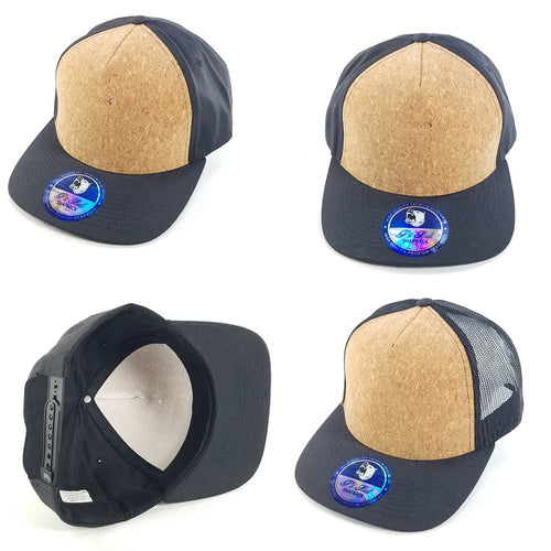 5 PANEL CORK REGULAR STRUCTURE SNAPBACK HAT ( PACK OF 6 )