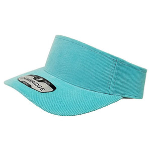 CORDUROY SUN VISOR HATS ( PACK OF 6 )