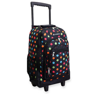 Wheeled Backpack w/ Pattern