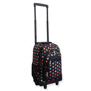 Wheeled Backpack w/ Pattern