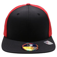 Load image into Gallery viewer, PERFORATED FLAT-BILL SNAPBACK ( PACK OF 6 )