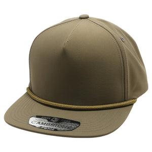 CAMBRIDGE 5 PANEL HYBRID ROPE SNAPBACK ( PACK OF 6 )