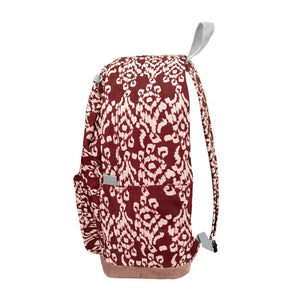 SUEDE BOTTOM PATTERN BACKPACK