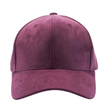 Load image into Gallery viewer, Suede Baseball Caps ( PACK OF 6 )