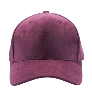 Suede Baseball Caps ( PACK OF 6 )