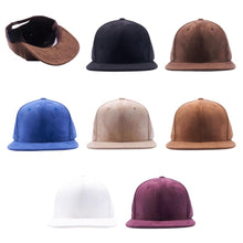 Load image into Gallery viewer, Suede Snapback Hats ( PACK OF 6 )