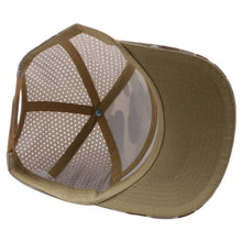 Load image into Gallery viewer, CAMBRIDGE SHINY CAMO CAMPER PERFORATED SNAPBACK HATS ( PACK OF 6 )