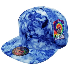 CAMBRIDGE PLAIN TIE DYE COTTON SNAPBACK HAT ( PACK OF 6 )