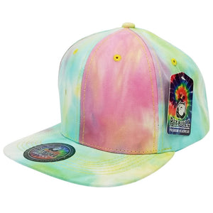 CAMBRIDGE PLAIN TIE DYE COTTON SNAPBACK HAT ( PACK OF 6 )