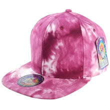 Load image into Gallery viewer, CAMBRIDGE PLAIN TIE DYE COTTON SNAPBACK HAT ( PACK OF 6 )