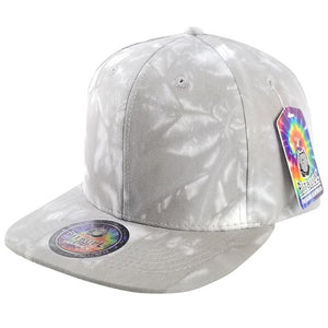 CAMBRIDGE PLAIN TIE DYE COTTON SNAPBACK HAT ( PACK OF 6 )