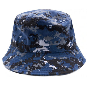 PLAIN WASHED COTTON FISHERMAN BUCKET HATS ( PACK OF 6 )