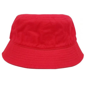 PLAIN WASHED COTTON FISHERMAN BUCKET HATS ( PACK OF 6 )