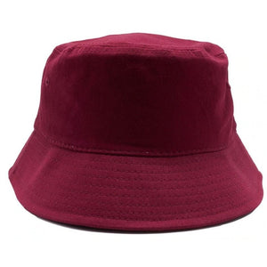 PLAIN WASHED COTTON FISHERMAN BUCKET HATS ( PACK OF 6 )