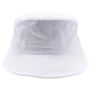 PLAIN WASHED COTTON FISHERMAN BUCKET HATS ( PACK OF 6 )