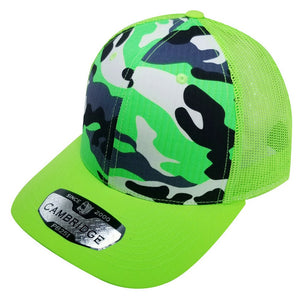 CAMBRIDGE 6 PANEL CAMO TRUCKER ( PACK OF 6 )