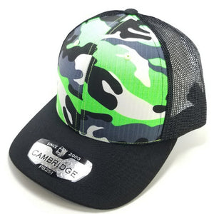 CAMBRIDGE 6 PANEL CAMO TRUCKER ( PACK OF 6 )