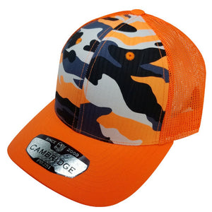 CAMBRIDGE 6 PANEL CAMO TRUCKER ( PACK OF 6 )