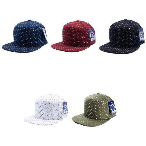 POLKADOT STRAPBACK HATS ( PACK OF 6 )