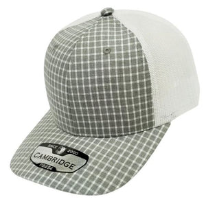 CAMBRIDGE PLAID TRUCKER HATS ( PACK OF 6 )