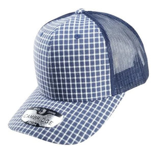 CAMBRIDGE PLAID TRUCKER HATS ( PACK OF 6 )