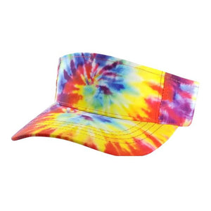 CAMBRIDGE TIE DYE SUN VISOR ( PACK OF 6 )