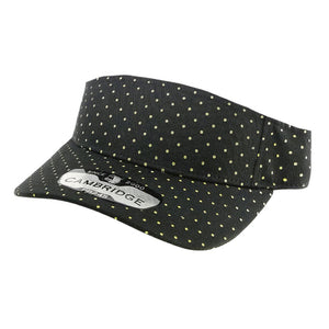 POLKA DOT SUN VISOR HATS ( PACK OF 6 )