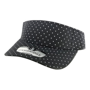 POLKA DOT SUN VISOR HATS ( PACK OF 6 )