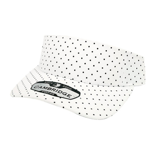 POLKA DOT SUN VISOR HATS ( PACK OF 6 )