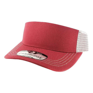 SOLID SUN VISOR HATS ( PACK OF 6 )