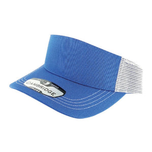 SOLID SUN VISOR HATS ( PACK OF 6 )