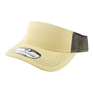 SOLID SUN VISOR HATS ( PACK OF 6 )