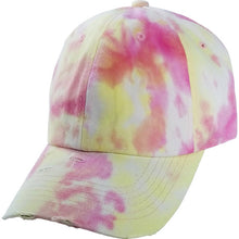 Load image into Gallery viewer, CAMBRIDGE PLAIN TIE DYE VINTAGE COTTON DAD HAT ( PACK OF 6 )