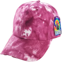 Load image into Gallery viewer, CAMBRIDGE PLAIN TIE DYE VINTAGE COTTON DAD HAT ( PACK OF 6 )