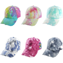 Load image into Gallery viewer, CAMBRIDGE PLAIN TIE DYE VINTAGE COTTON DAD HAT ( PACK OF 6 )