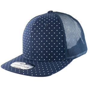 POLKADOT 6 PANEL MESH TRUCKER HATS ( PACK OF 6 )