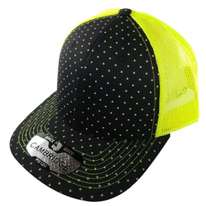 POLKADOT 6 PANEL MESH TRUCKER HATS ( PACK OF 6 )