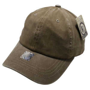 PIGMENT WASHED COTTON 2 TONE BUCKLE STRAP HAT ( PACK OF 6 )