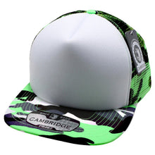 Load image into Gallery viewer, CAMBRIDGE PLAIN NEON CAMO SPONGE TRUCKER HATS ( PACK OF 6 )