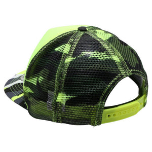 CAMBRIDGE PLAIN NEON CAMO SPONGE TRUCKER HATS ( PACK OF 6 )