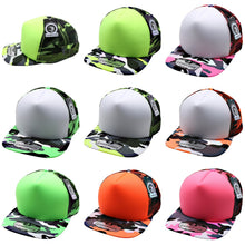 Load image into Gallery viewer, CAMBRIDGE PLAIN NEON CAMO SPONGE TRUCKER HATS ( PACK OF 6 )