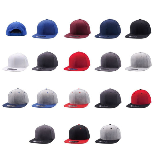 WOOL BLEND SNAPBACK HATS ( PACK OF 6 )