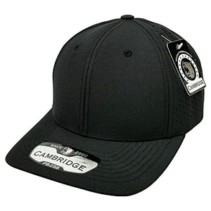 CAMBRIDGE PERFORATED SNAPBACK HATS ( PACK OF 6 )